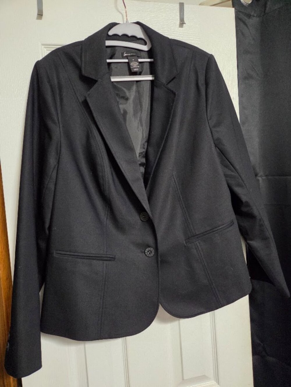 Lane Bryant Black Tailored Blazer Jacket Size 18 Plus NWOT